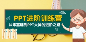 PPT进阶训练营（第二期）：从零基础到PPT大神的进阶之路（40节课）-司马网创基地