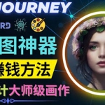 利用AI制图神器Midjourney赚钱的3种方法：Midjourney的注册和使用方法