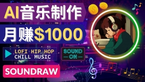 无需任何音乐基础: 使用AI软件制作Lofi Hip Hop Chill Music 月赚1000美元-司马网创基地