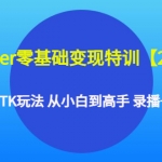 tkinter零基础变现特训【20期】系统传授TK玩法 从小白到高手 录播+直播课