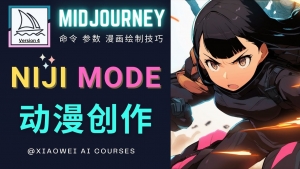 使用Midjourney的Niji模式,绘制专业级的动漫作品,多重风格可选-司马网创基地