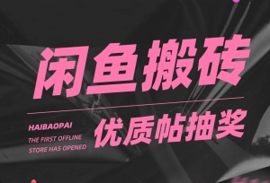 咸鱼优质帖搬砖,单号一天赚个二三十没问题 多号多撸。只要你不懒就能赚-司马网创基地