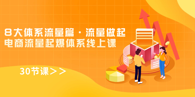 8大体系流量篇·流量做起，电商流量起爆体系线上课（30节课）-司马网创基地