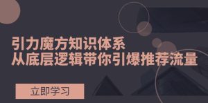 引力魔方知识体系，从底层逻辑带你引爆荐推流量！