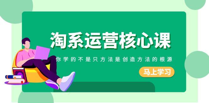 淘系-运营核心课,你学的不是只方法是创造方法的根源(190节课)-司马网创基地