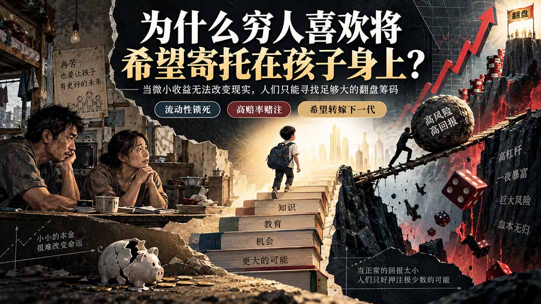 【2026.09.08】为什么越穷的家庭，越容易把翻身希望全押在孩子身上？