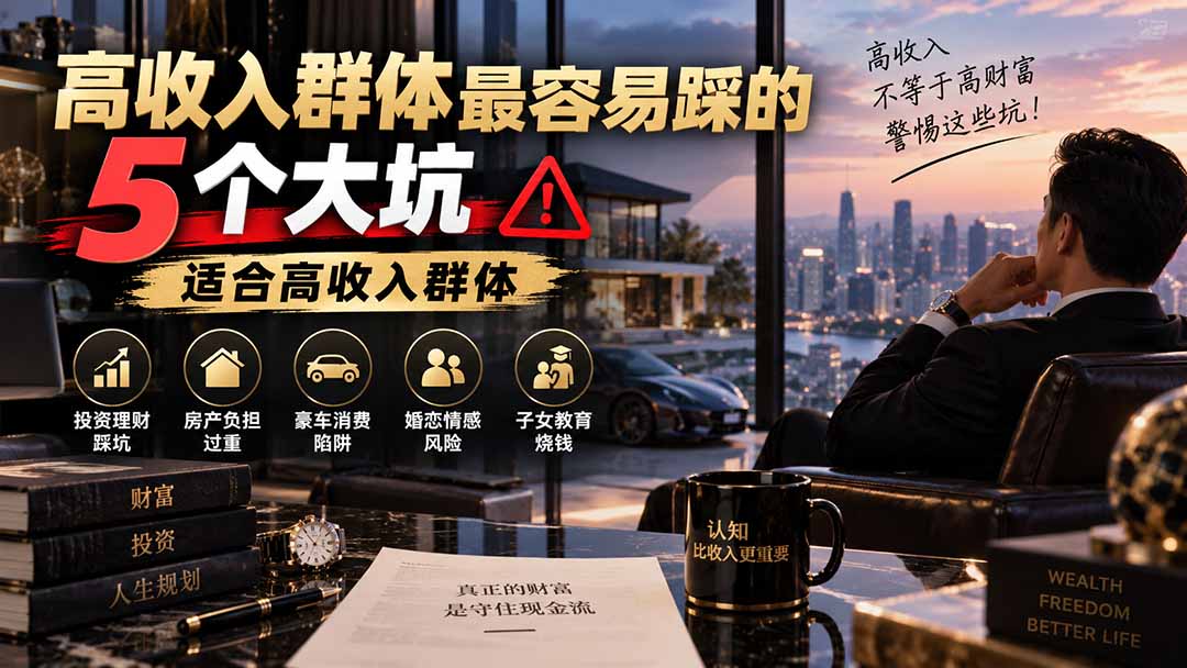 【2026.09.06】高收入人群的5个隐形陷阱，你中了几个？