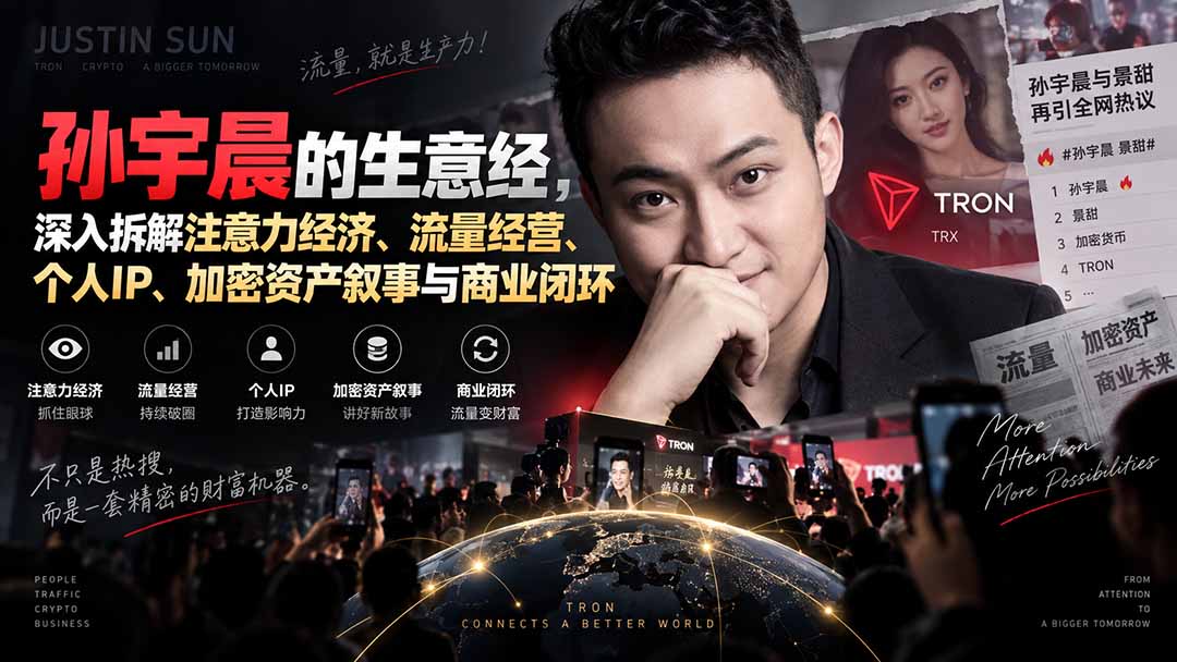 【2026.09.06】孙宇晨的财富密码：揭秘注意力经济与个人IP的终极商业闭环