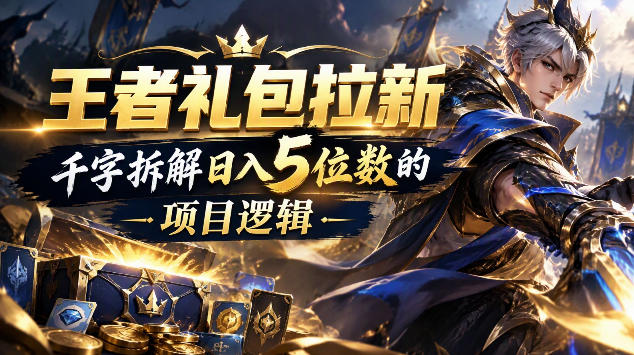 【2026.09.29】王者礼包拉新秘籍：万字揭秘日赚五位数的核心玩法