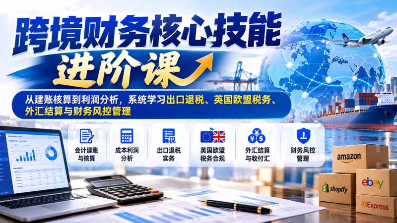 跨境财务核心技能进阶课-司马网创基地