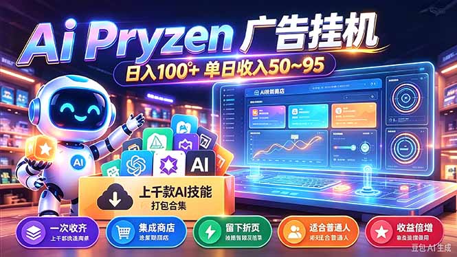 Pyrzen广告挂机， 全自动挂机风口项目， 单日50-95/天-司马网创基地