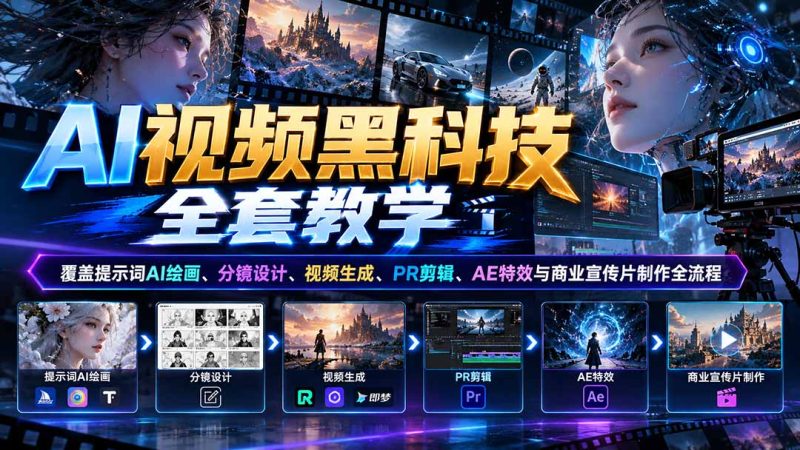 AI视频黑科技全套教学-司马网创基地