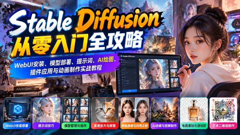 Stable Diffusion从零入门全攻略-司马网创基地