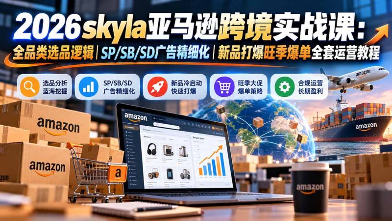 skyla亚马逊跨境实战课-更新1019-司马网创基地