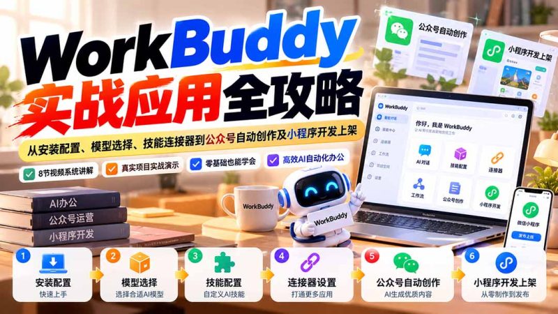 WorkBuddy 实战应用全攻略-司马网创基地