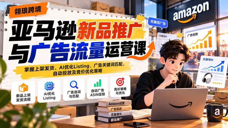 亚马逊新品推广与广告流量运营课-司马网创基地